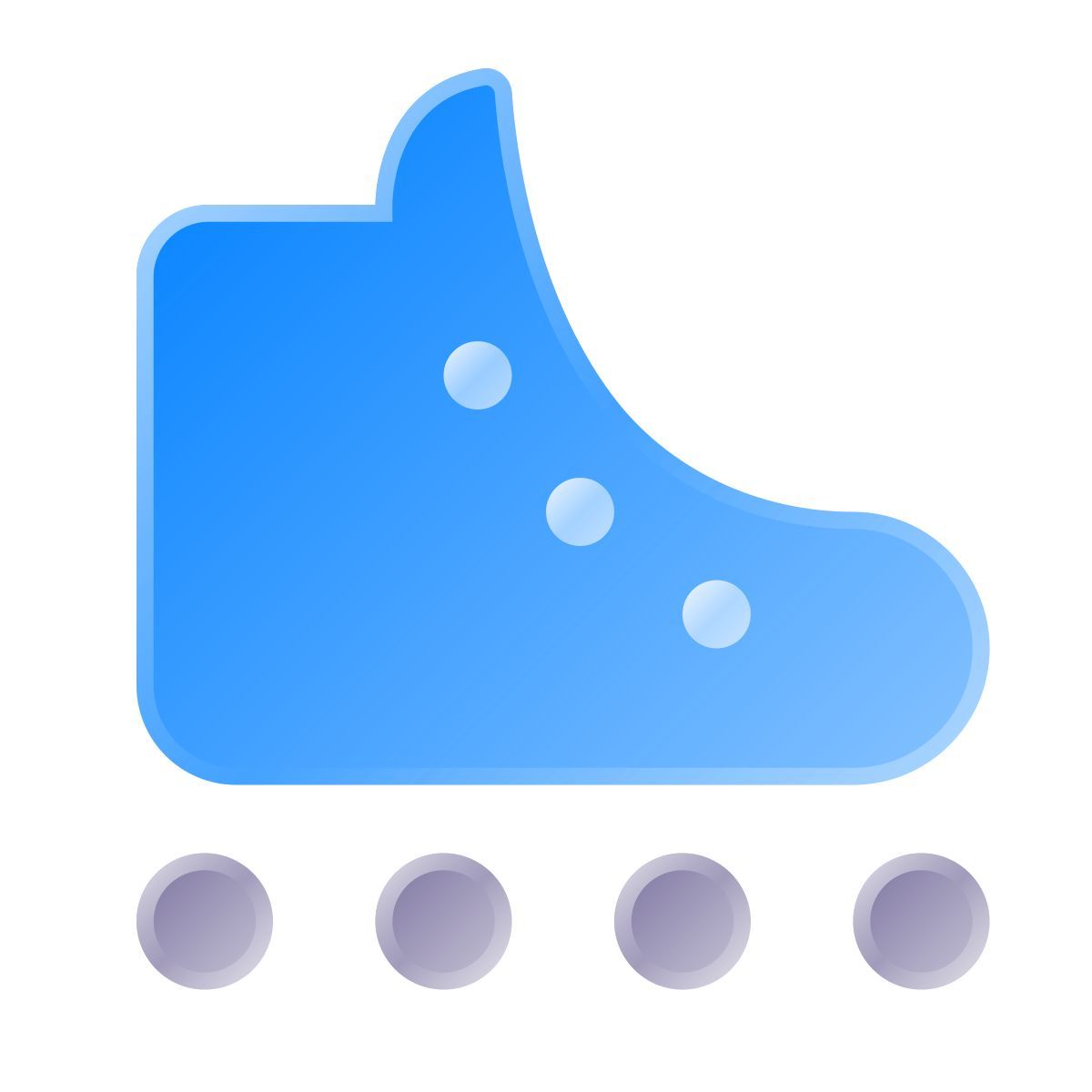 liquid glass color style roller icon