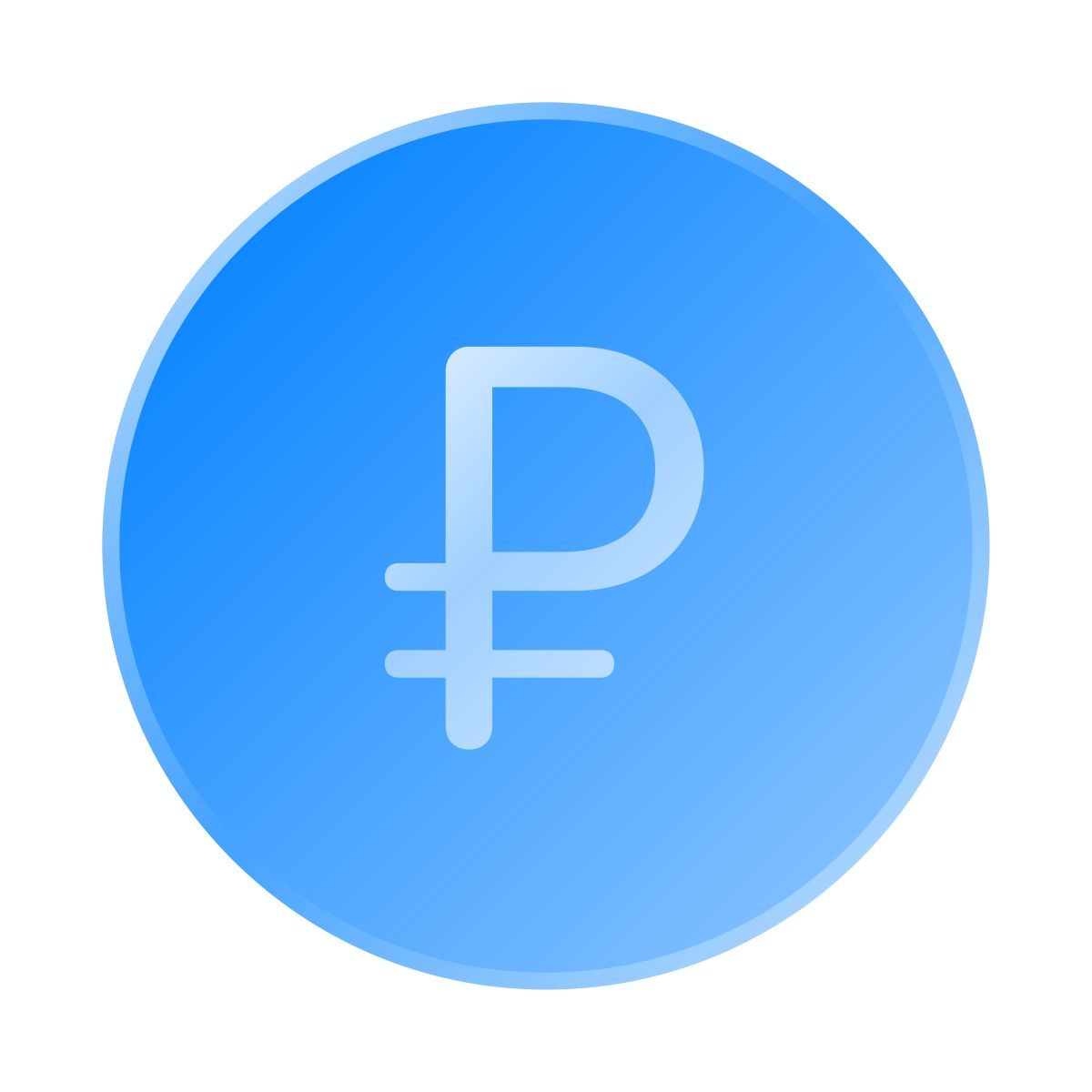 liquid glass color style rublo icon