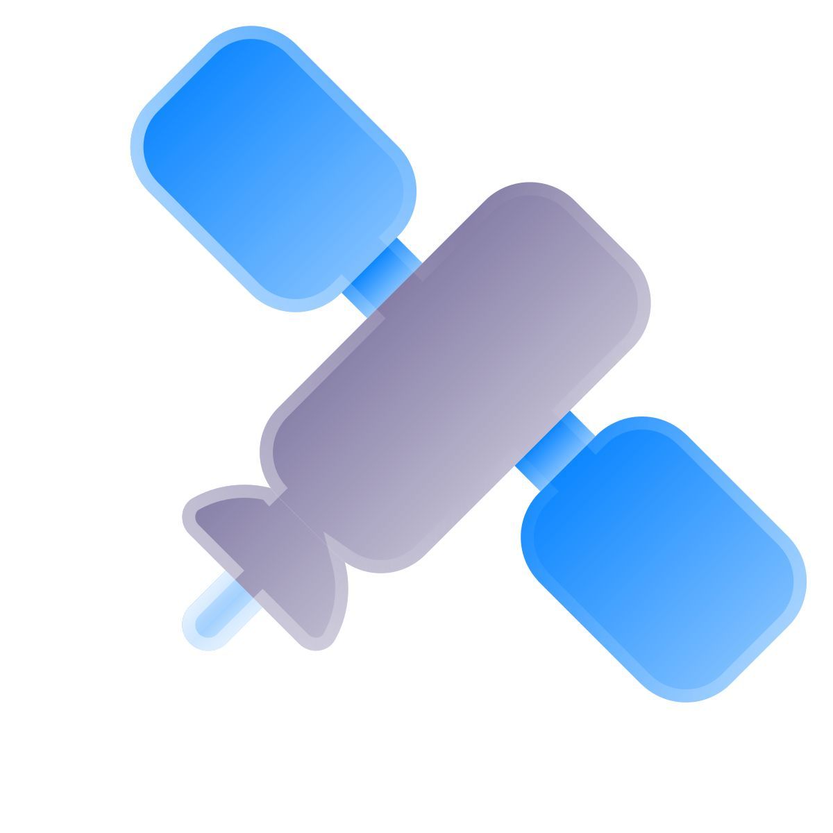 liquid glass color style satellit icon