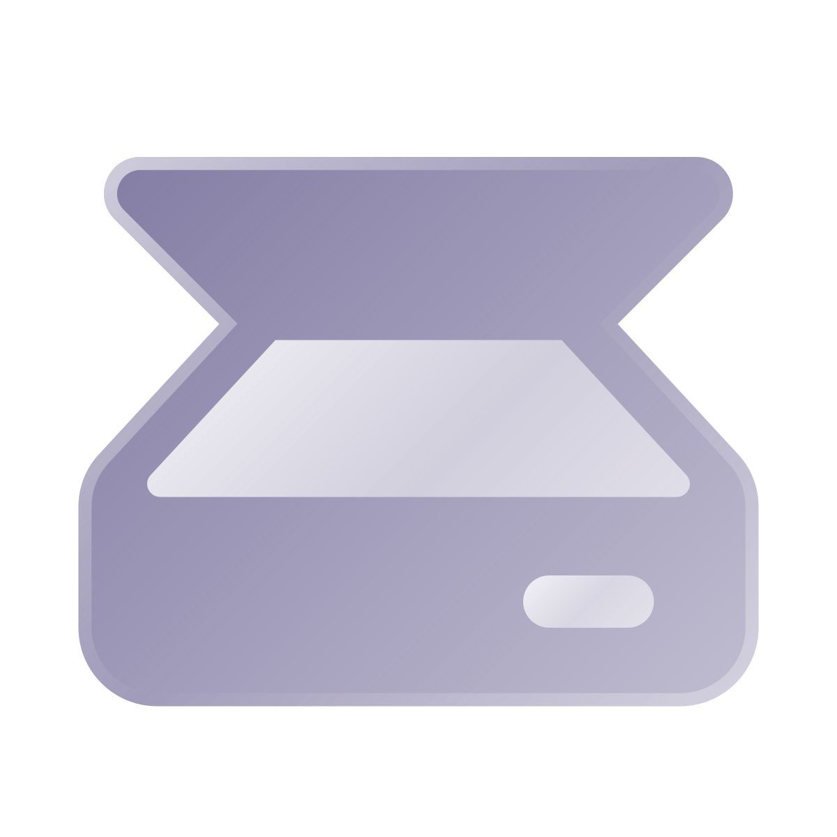 liquid glass color style scanner icon