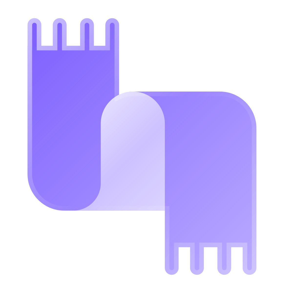 liquid glass color style sciarpa icon