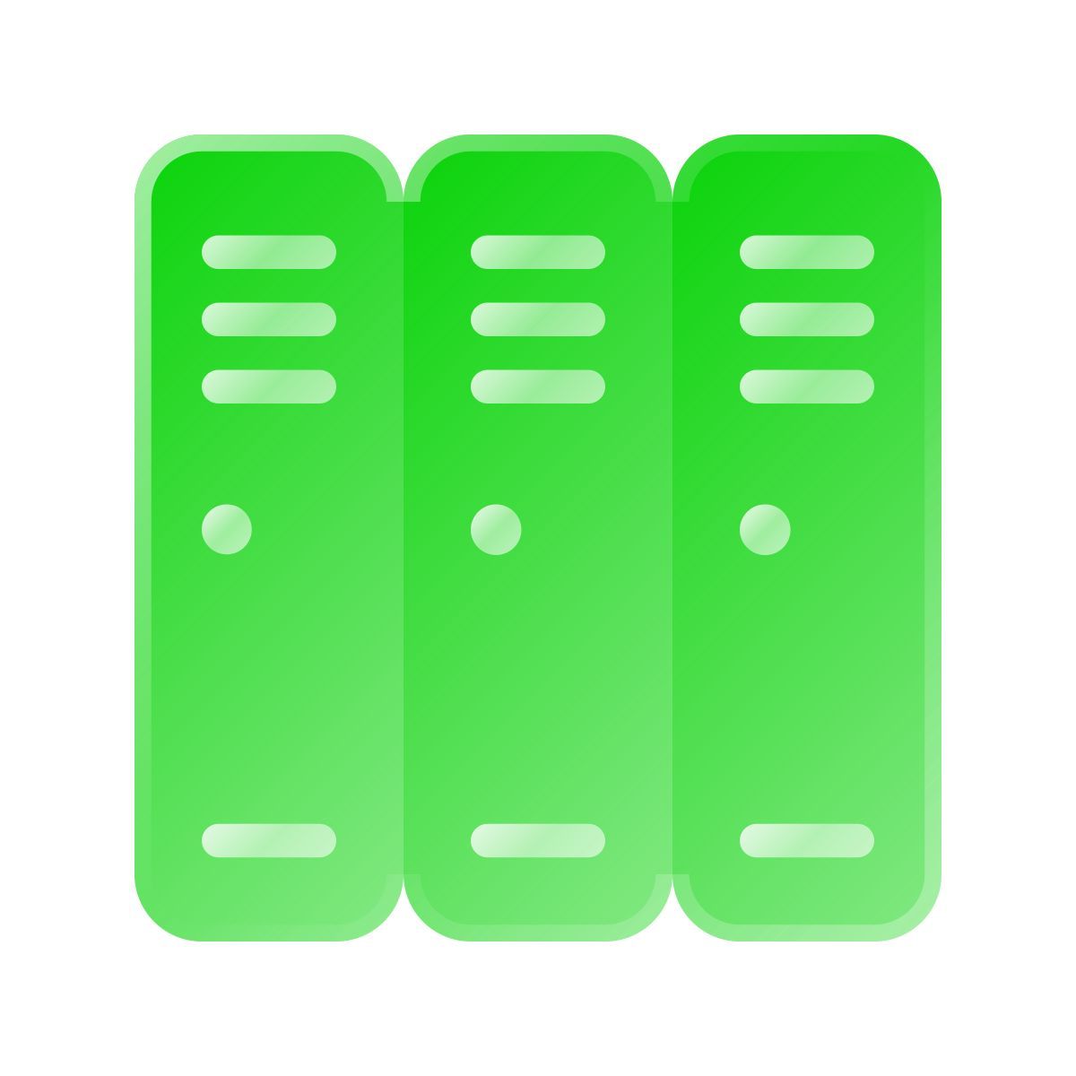 liquid glass color style スクールロッカー icon