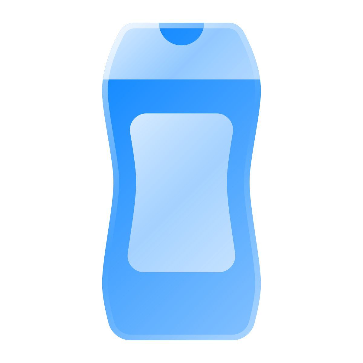 liquid glass color style shampoo icon