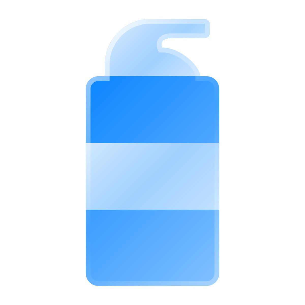 liquid glass color style creme de barbear icon