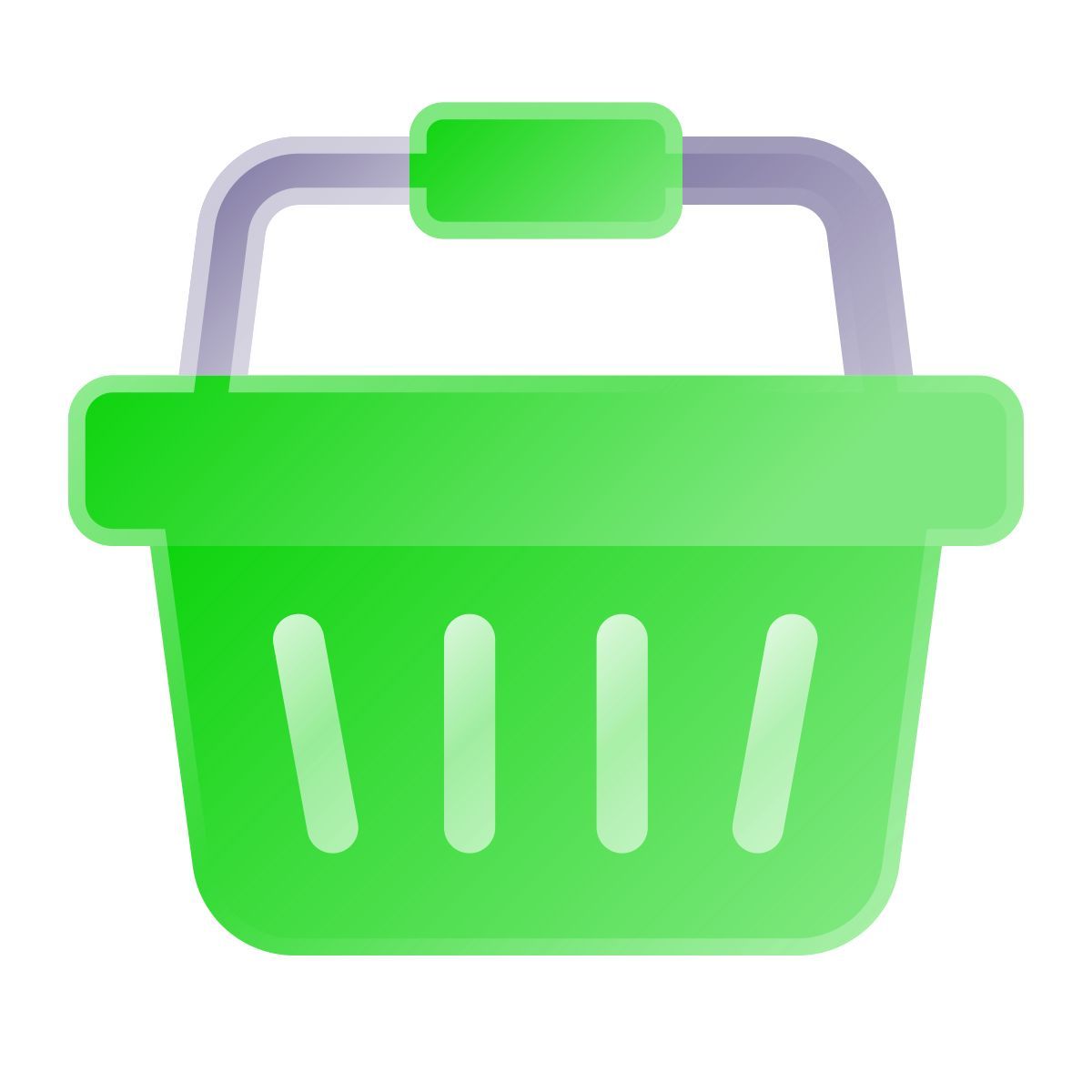 liquid glass color style panier 2 icon