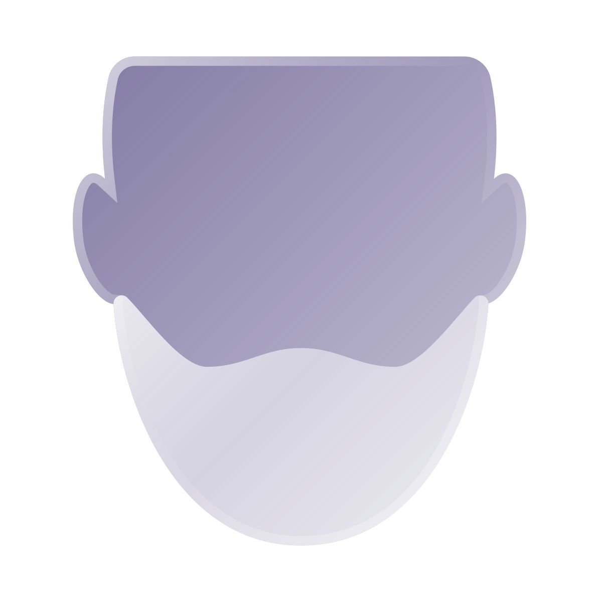 liquid glass color style barba curta icon