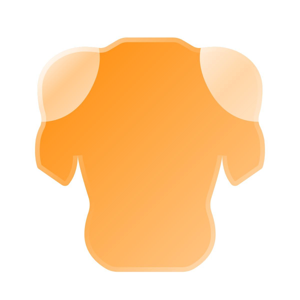 liquid glass color style shoulders icon