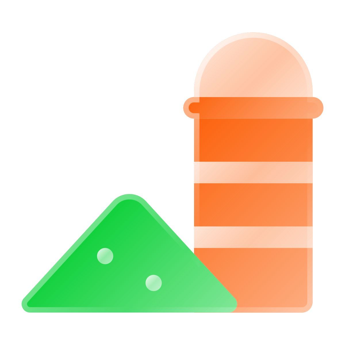 liquid glass color style силос icon
