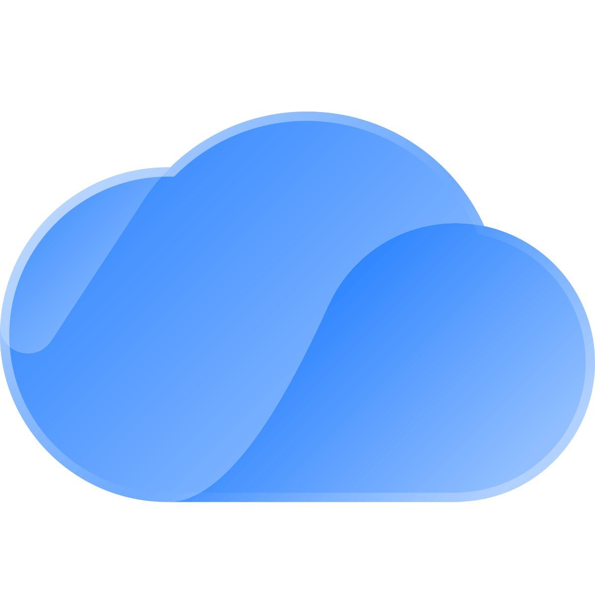 liquid glass color style 원 드라이브 icon