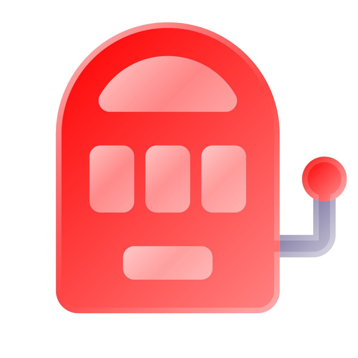 liquid glass color style スロットマシン icon