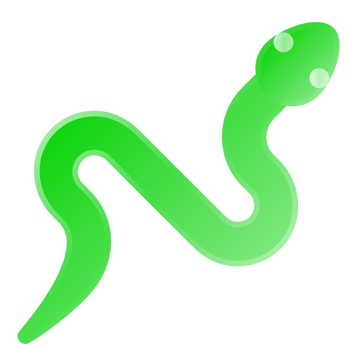 liquid glass color style serpente icon