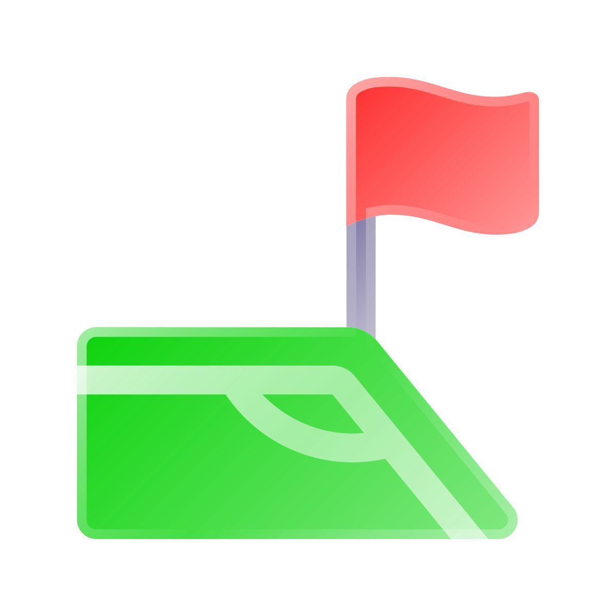 liquid glass color style escanteio icon