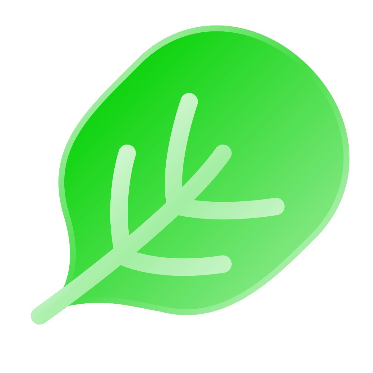 liquid glass color style espinafre icon