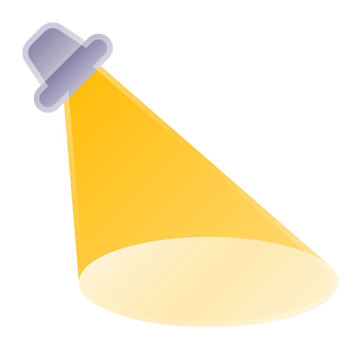 liquid glass color style riflettore icon