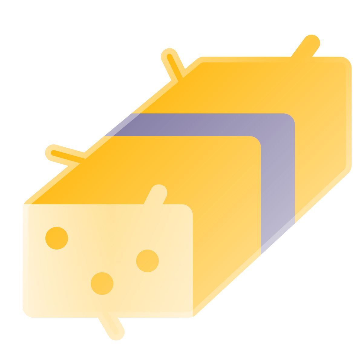 liquid glass color style fardo quadrado icon
