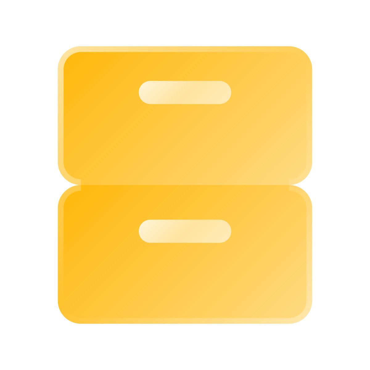 liquid glass color style impilabile icon