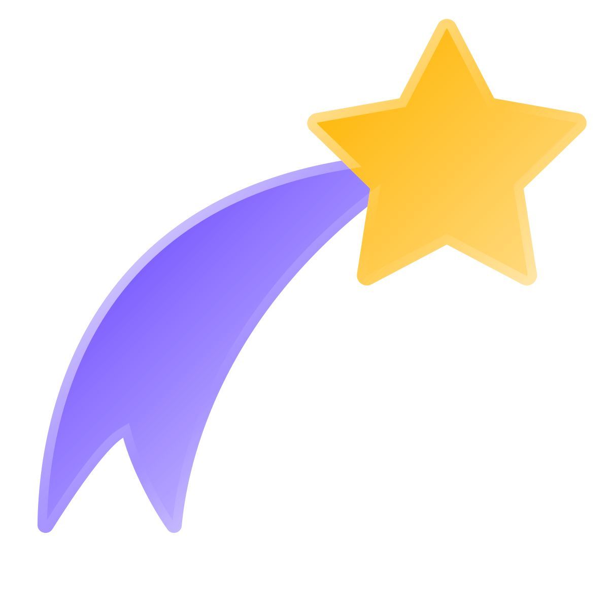 liquid glass color style étoile de bethléem icon