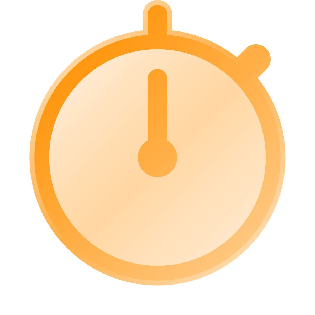 liquid glass color style chronomètre icon