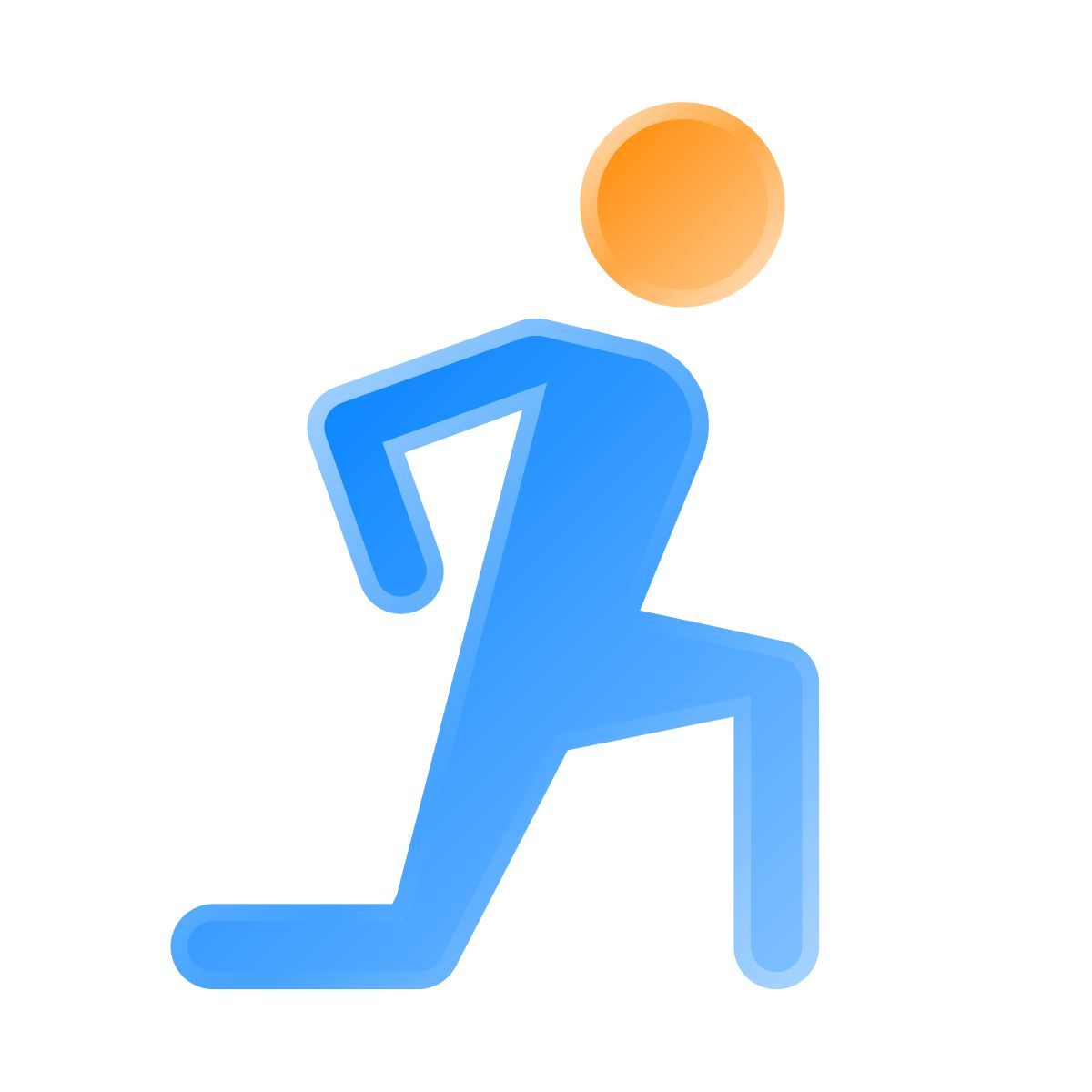 liquid glass color style stretching icon