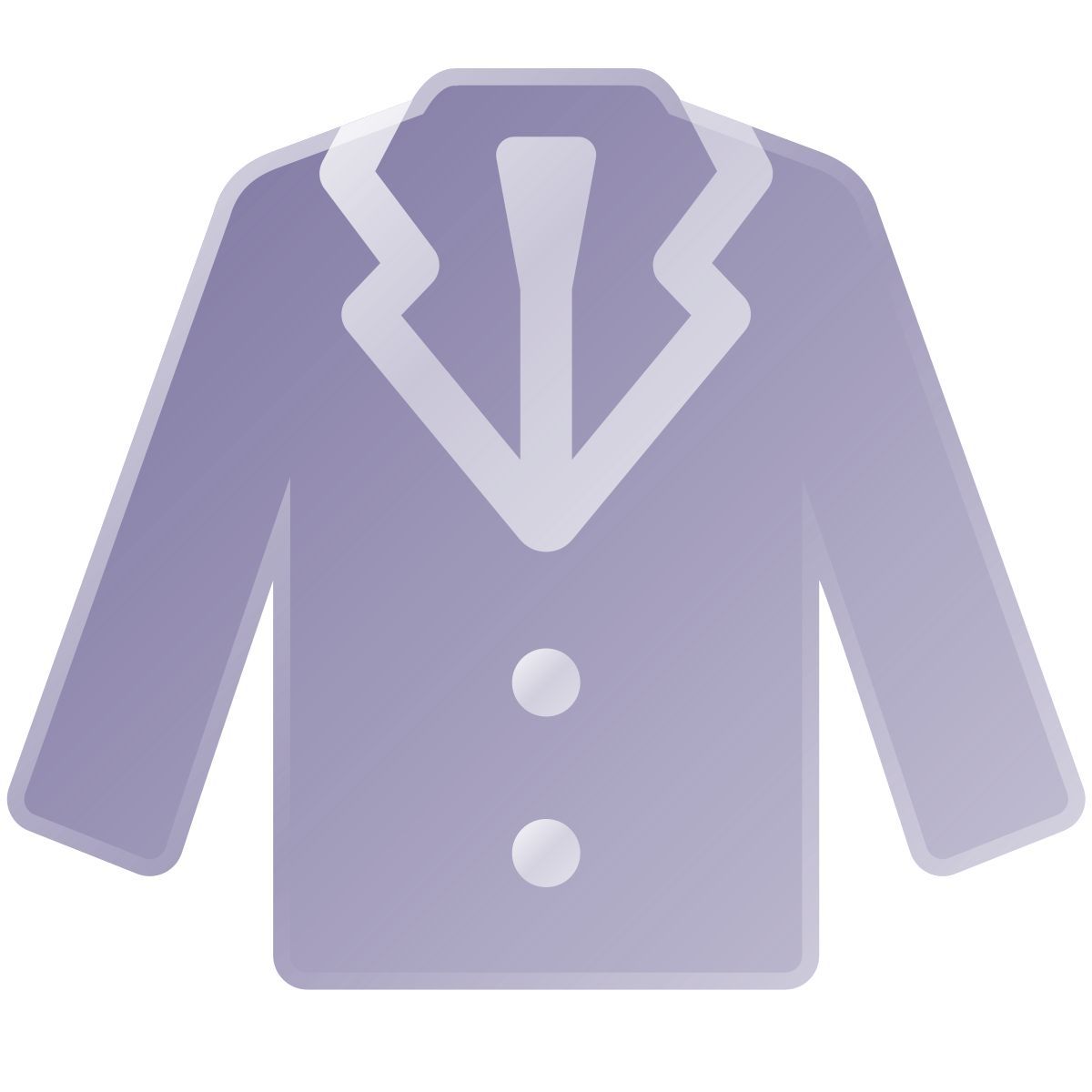 liquid glass color style completo da uomo icon