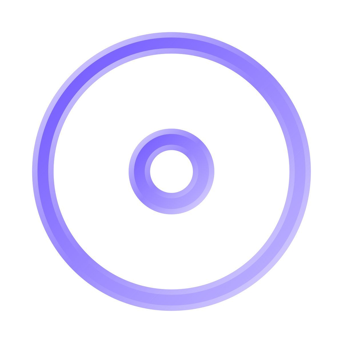 liquid glass color style symbole du soleil icon