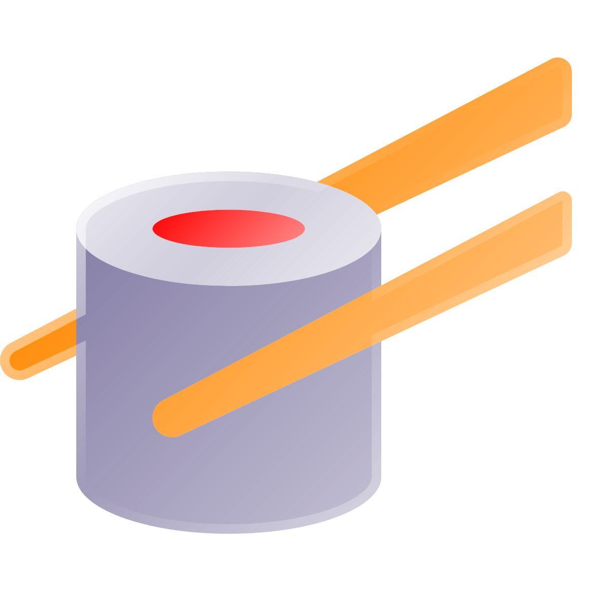liquid glass color style суши icon