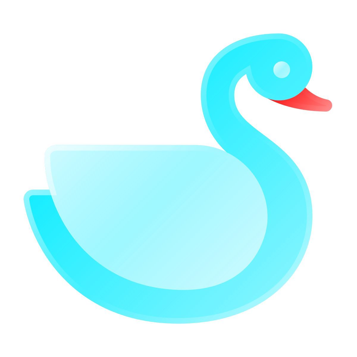 liquid glass color style schwan icon