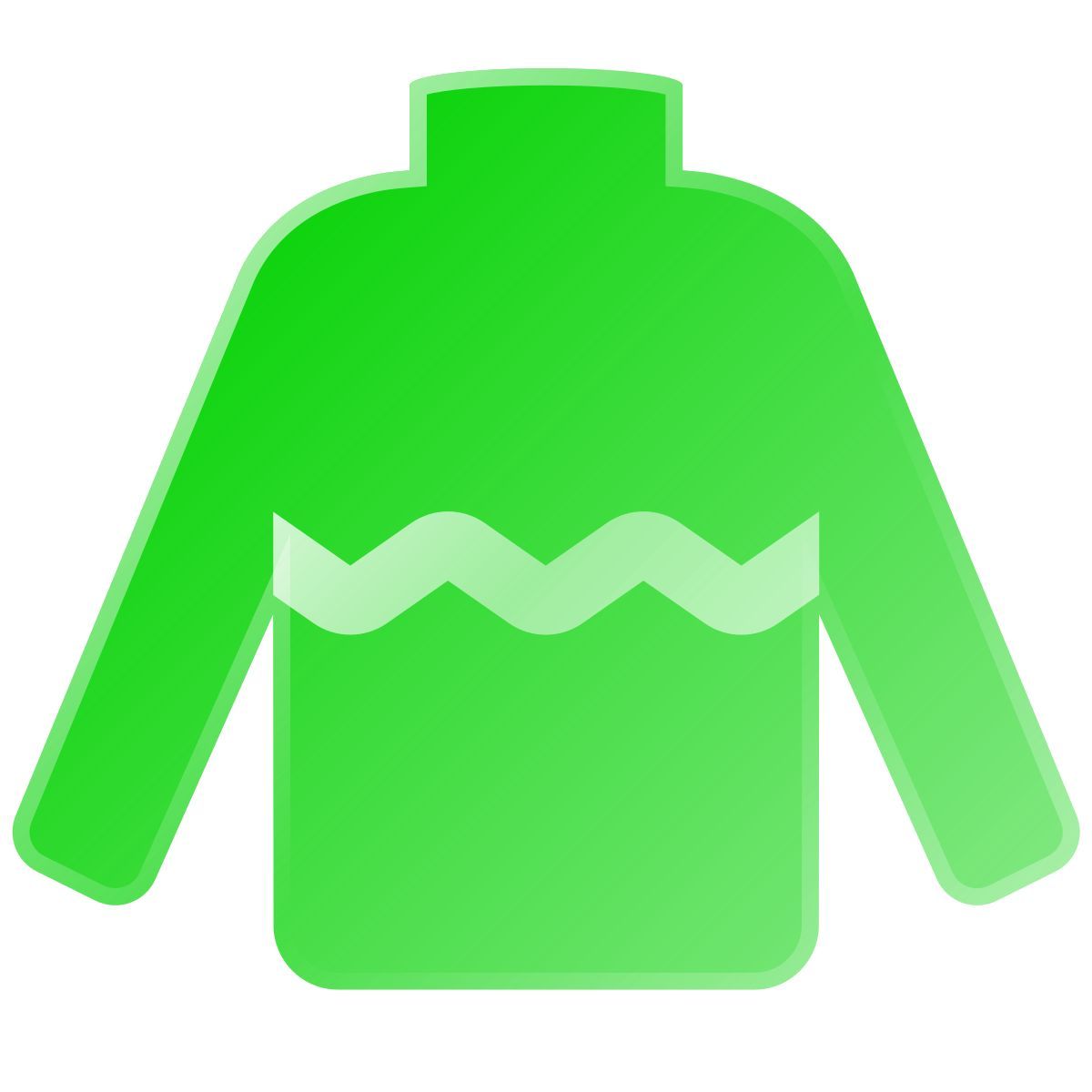 liquid glass color style pull over icon