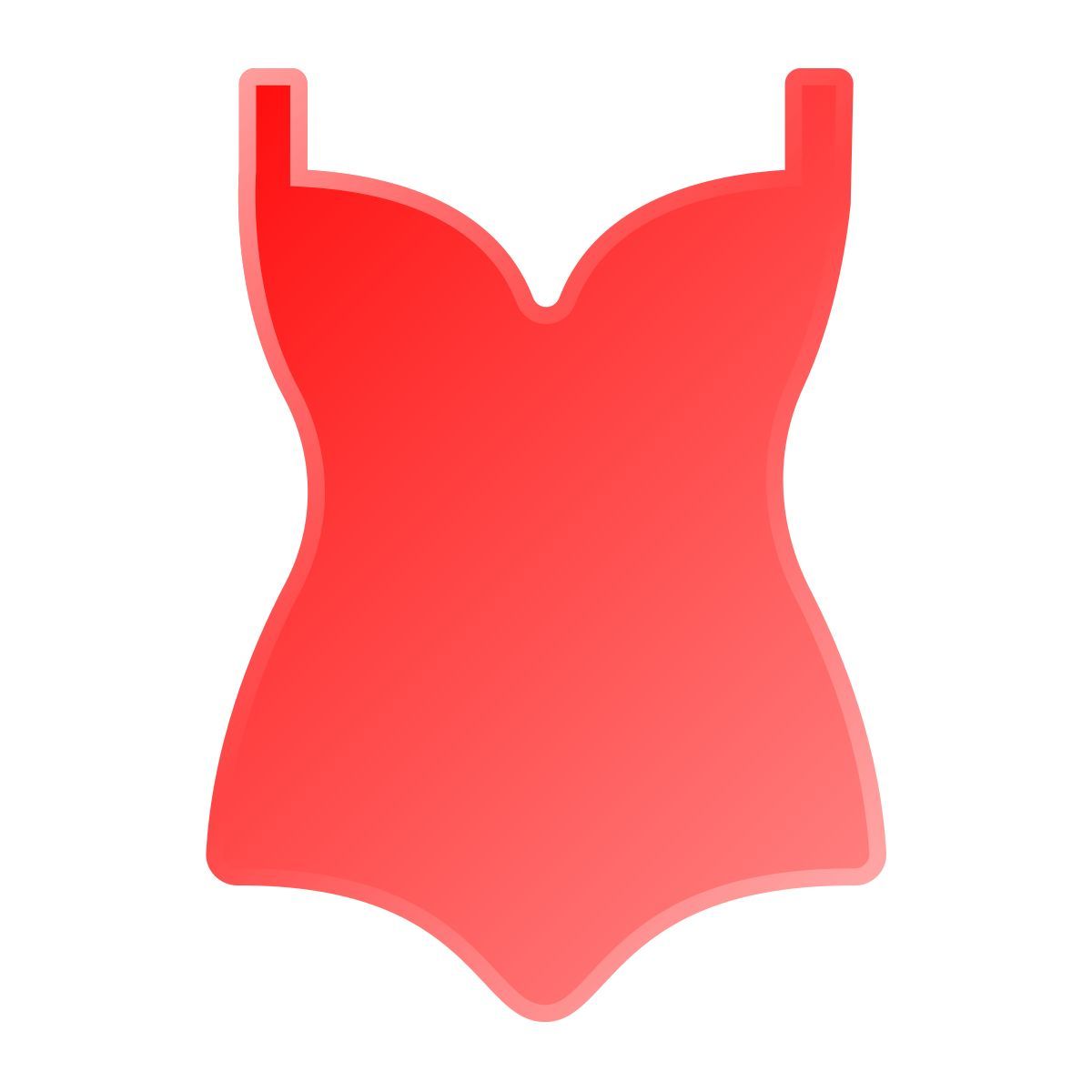 liquid glass color style roupa de banho icon