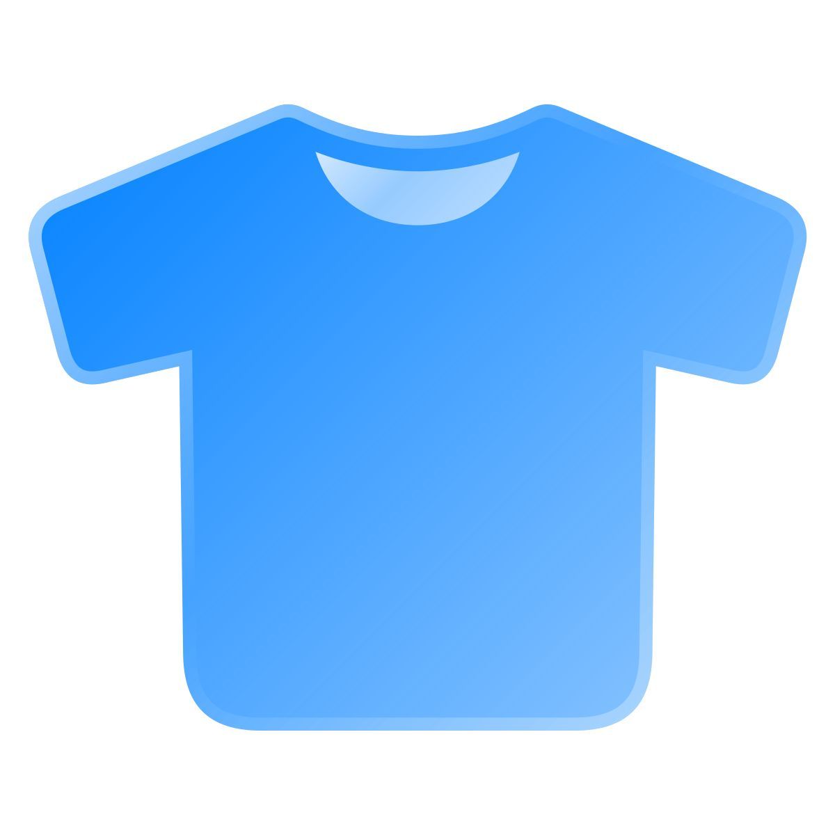 liquid glass color style maglietta icon