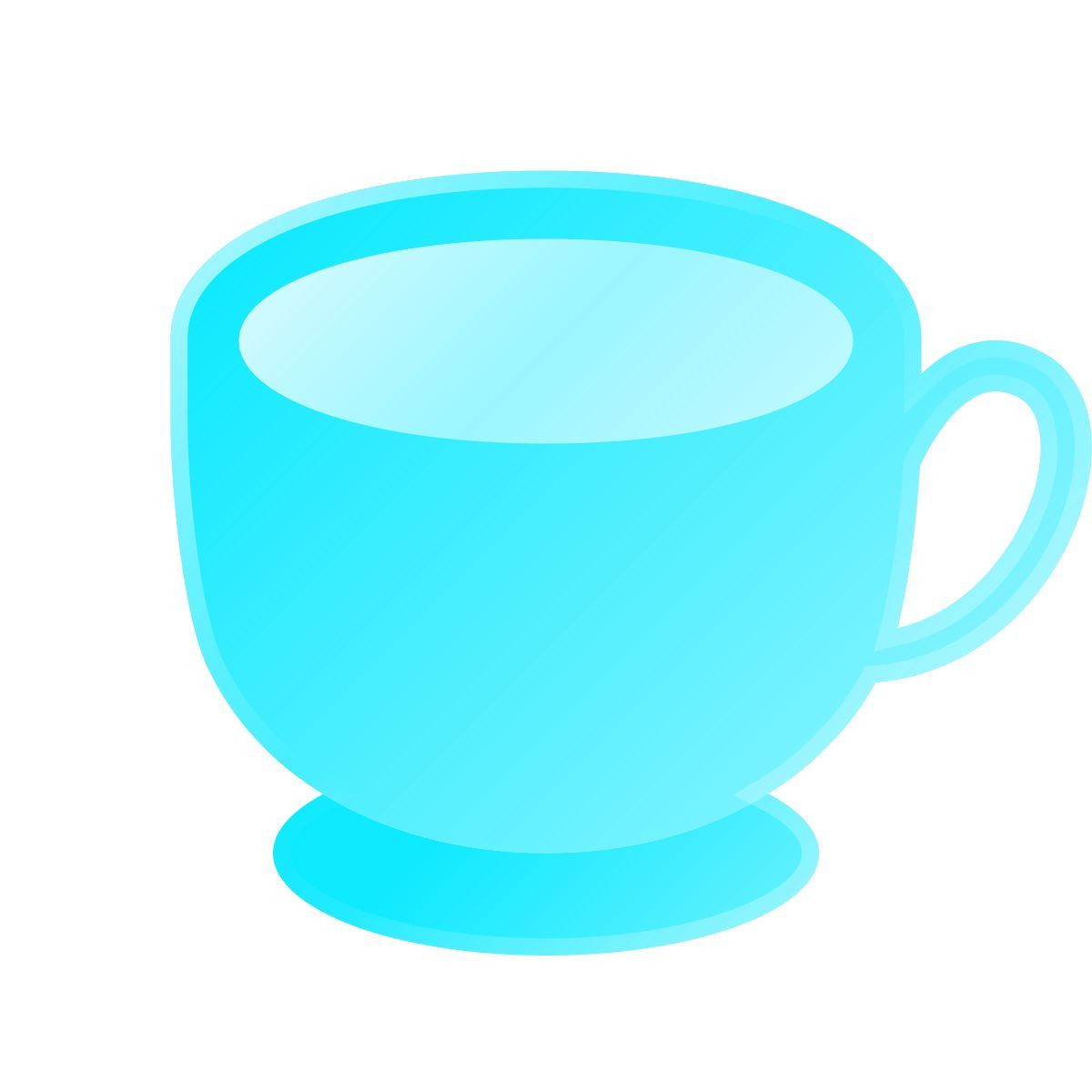 liquid glass color style 茶杯 icon
