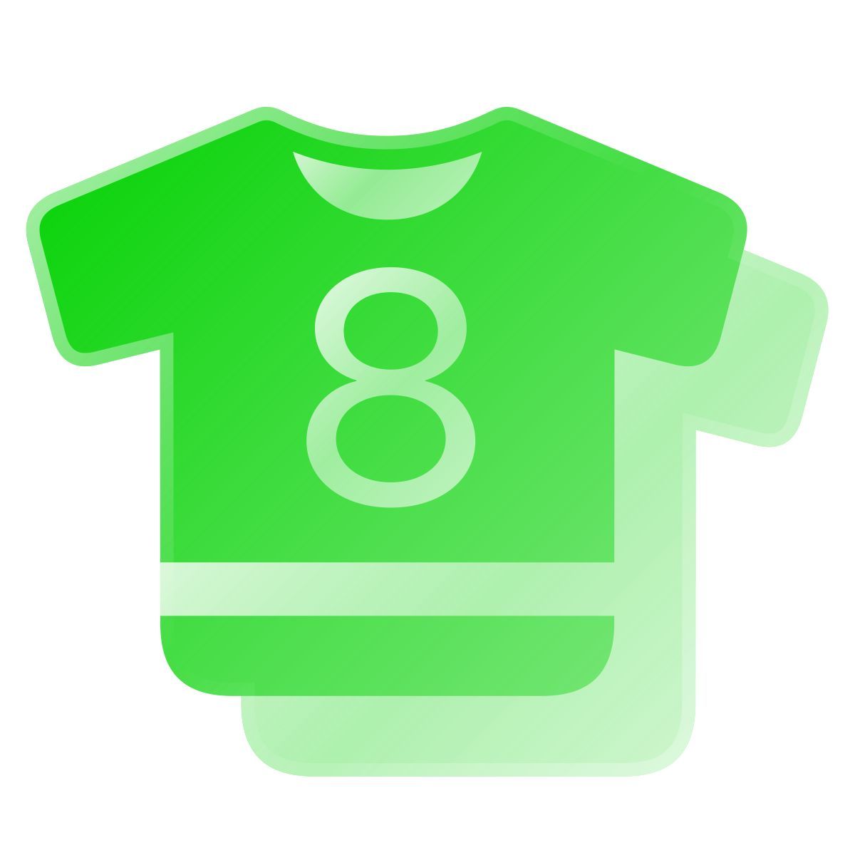 liquid glass color style squadre icon