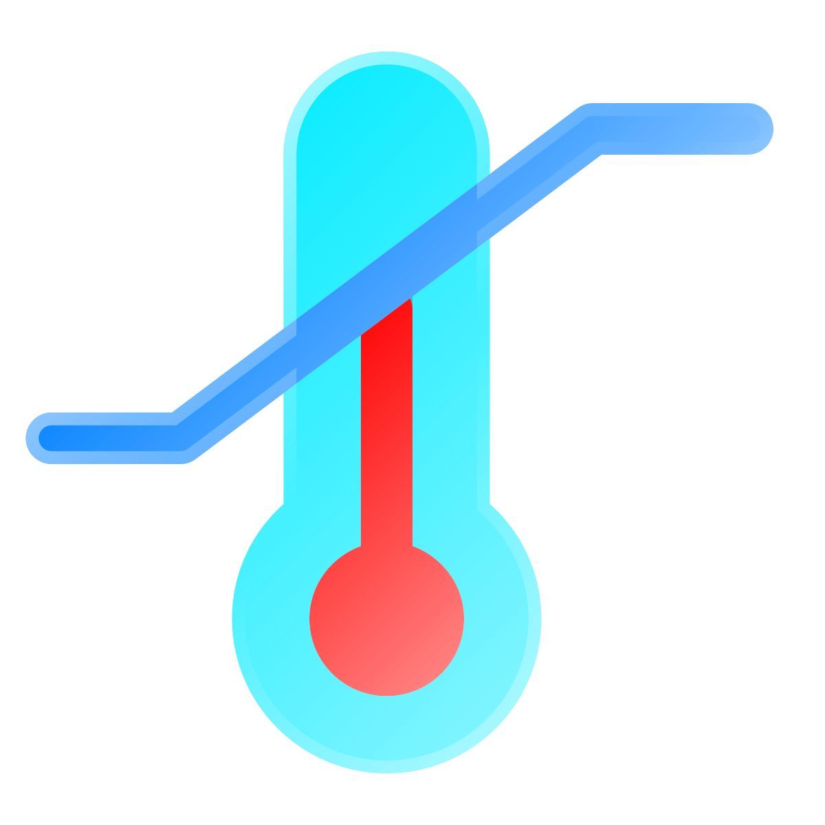 liquid glass color style temperaturempfindlich icon