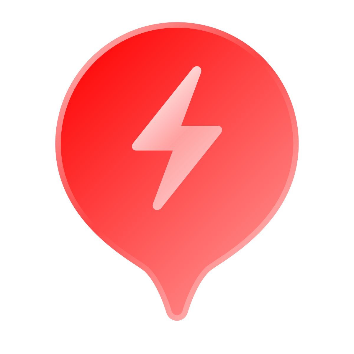 liquid glass color style 特斯拉超级充电站针脚 icon