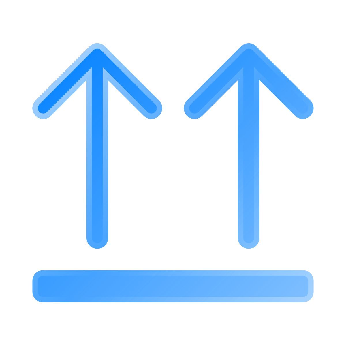 liquid glass color style ディス・ウェイ・アップ icon