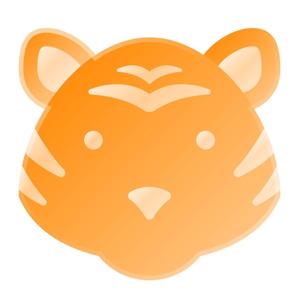 liquid glass color style tigre icon