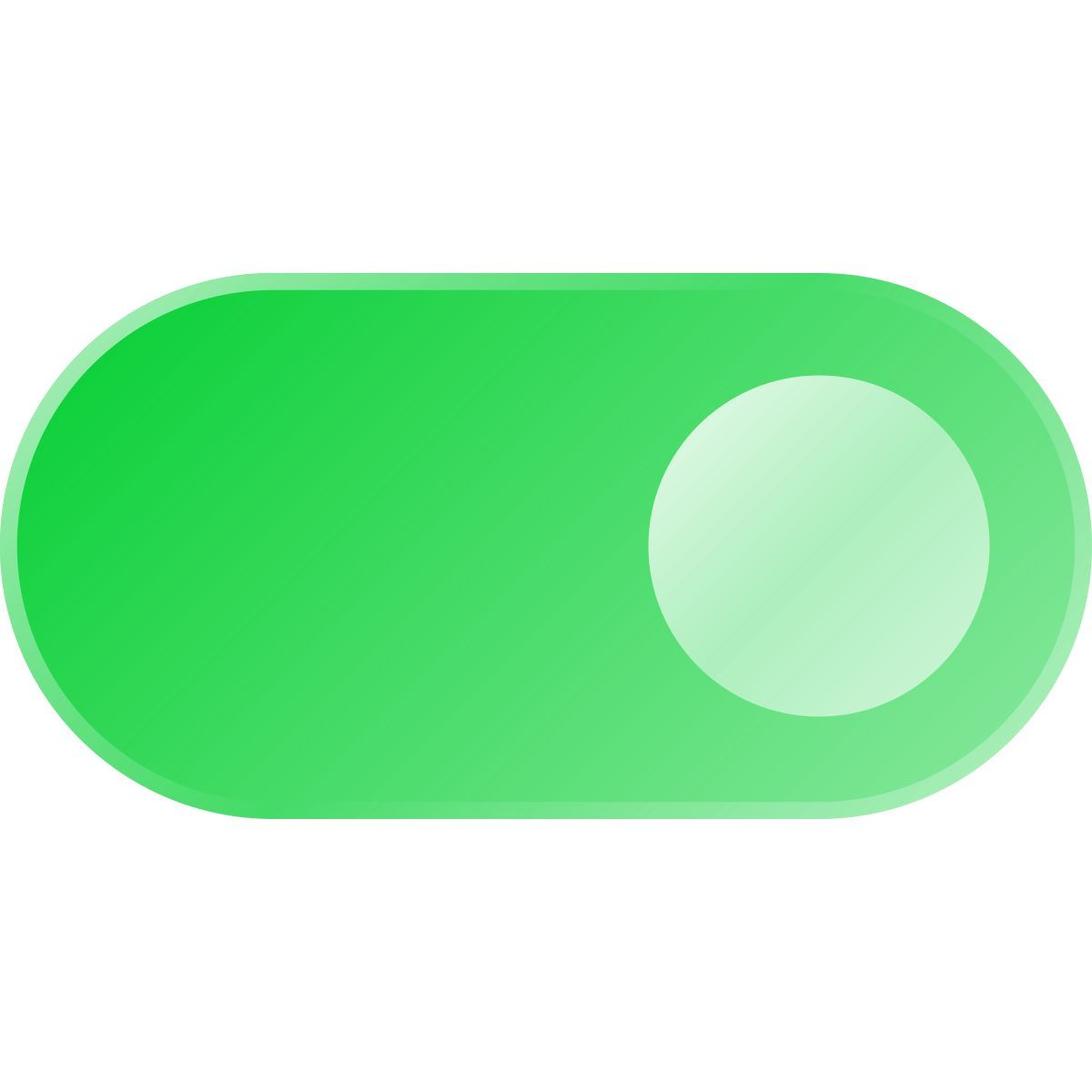 liquid glass color style toggle on icon