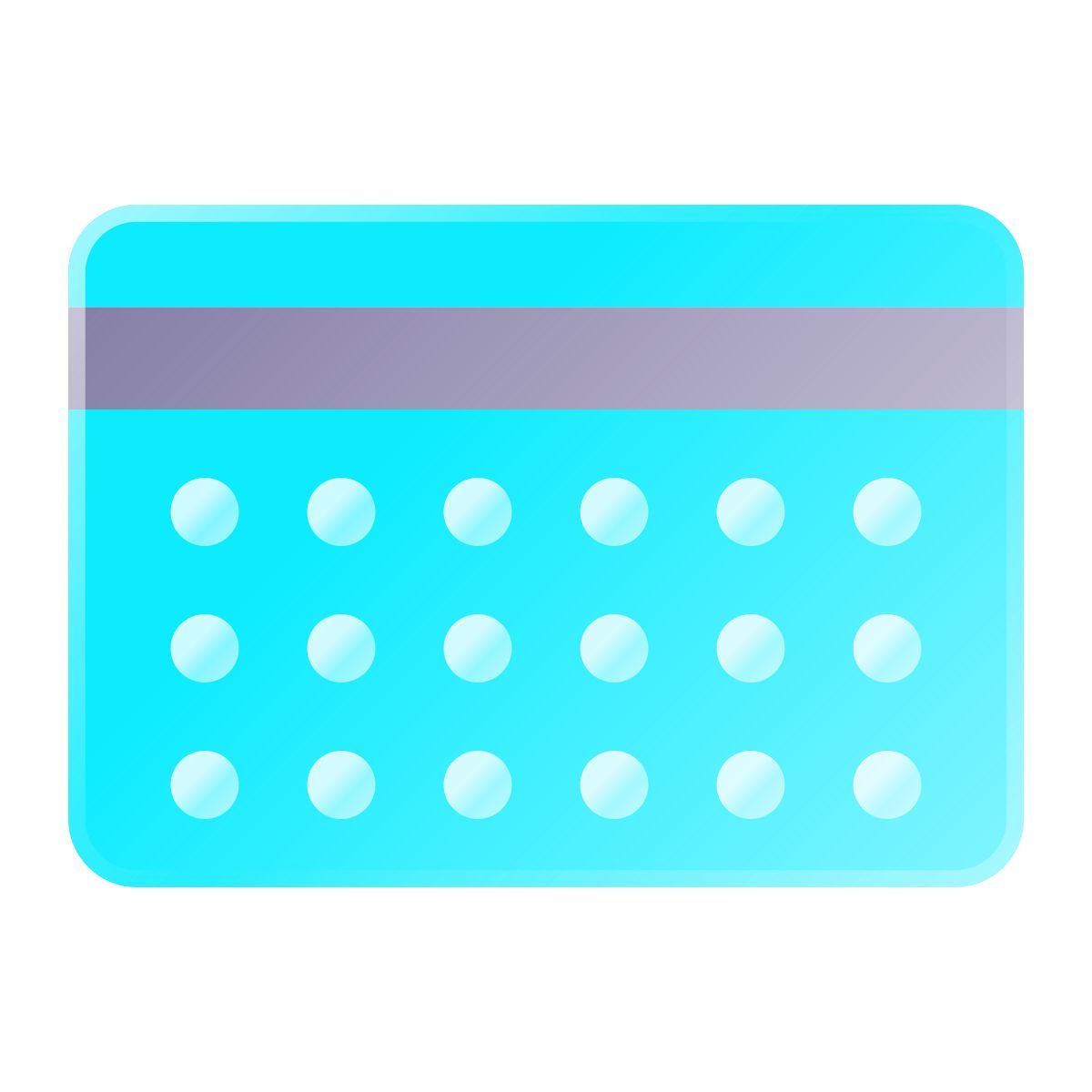 liquid glass color style token card code icon