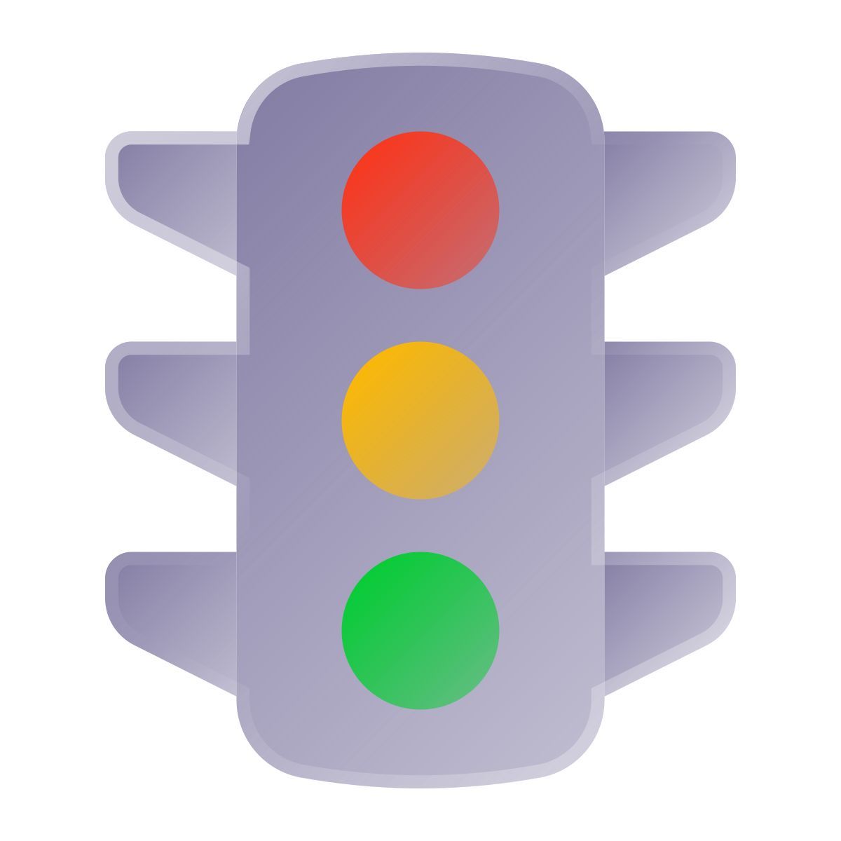 liquid glass color style semaforo icon