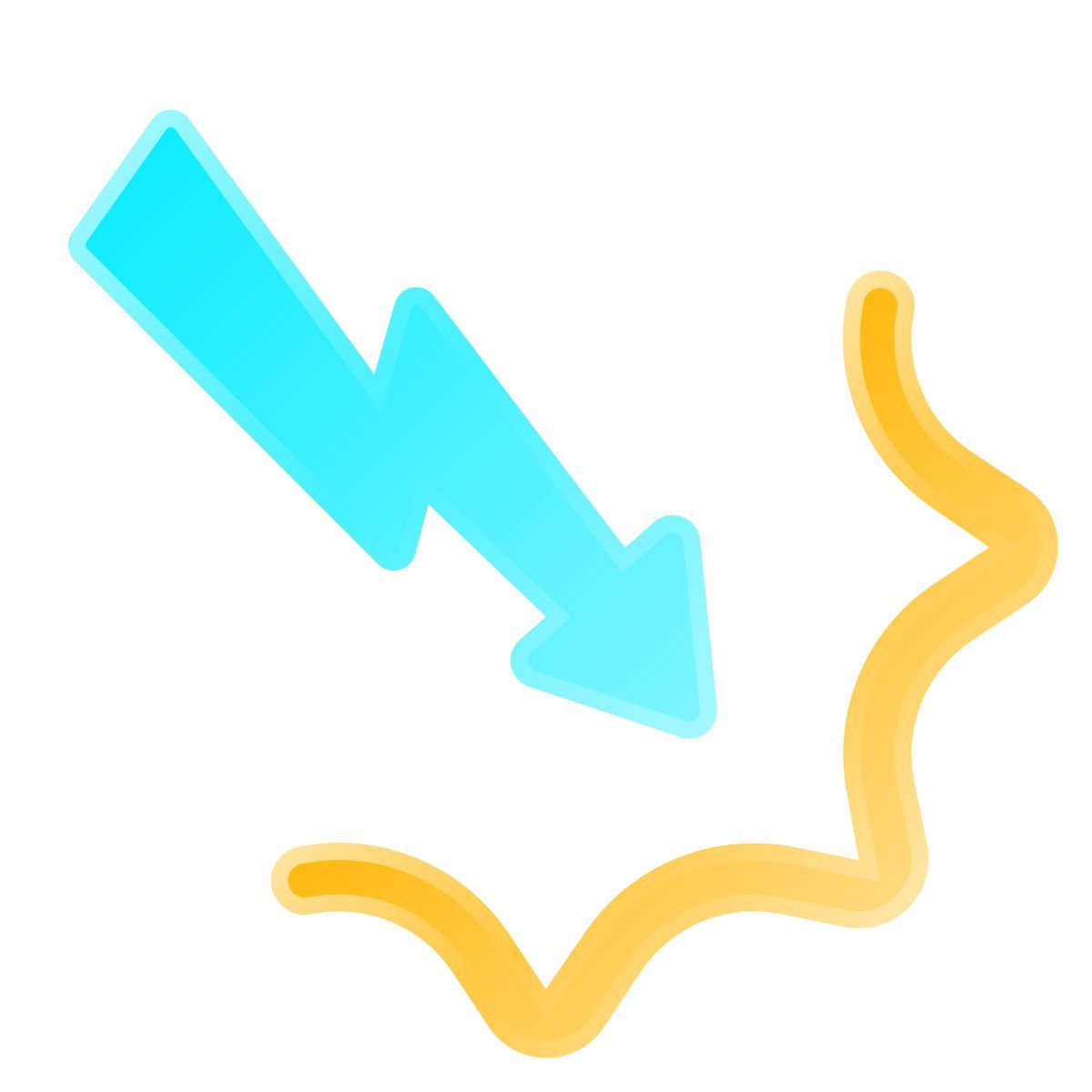 liquid glass color style triggering icon