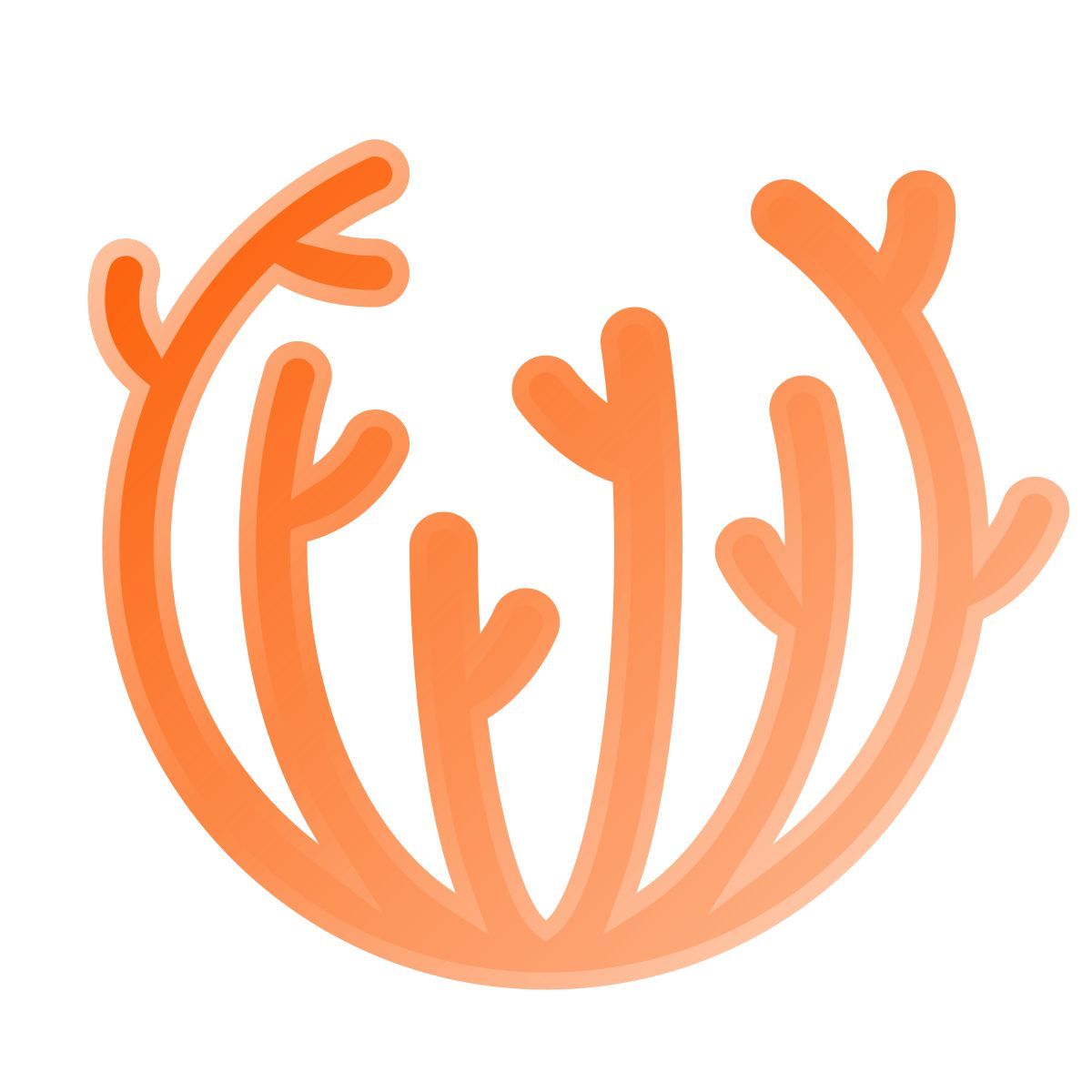 liquid glass color style tumbleweed icon