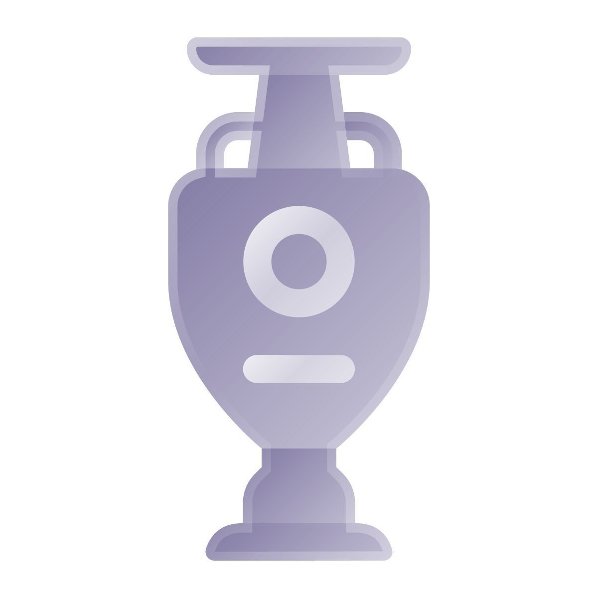 liquid glass color Stil em pokal Icon
