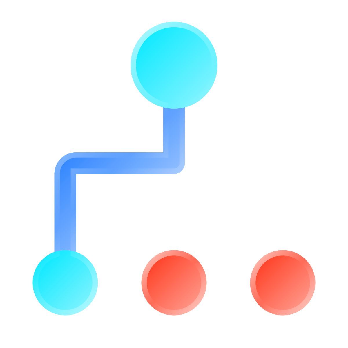 liquid glass color style unicast icon