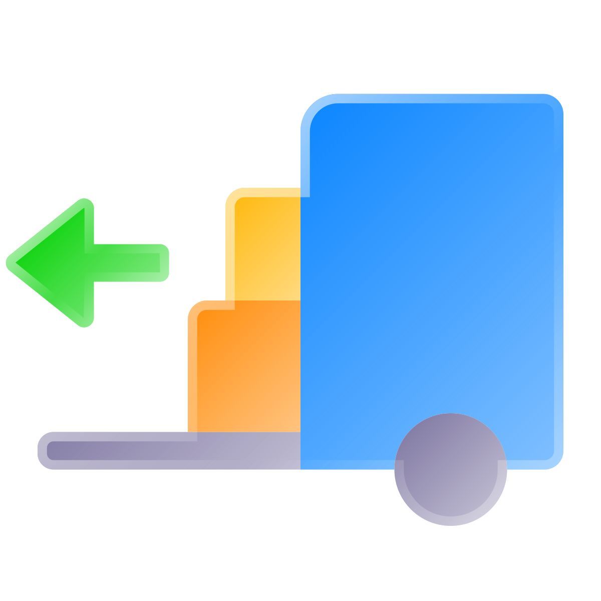 liquid glass color style descarregar icon