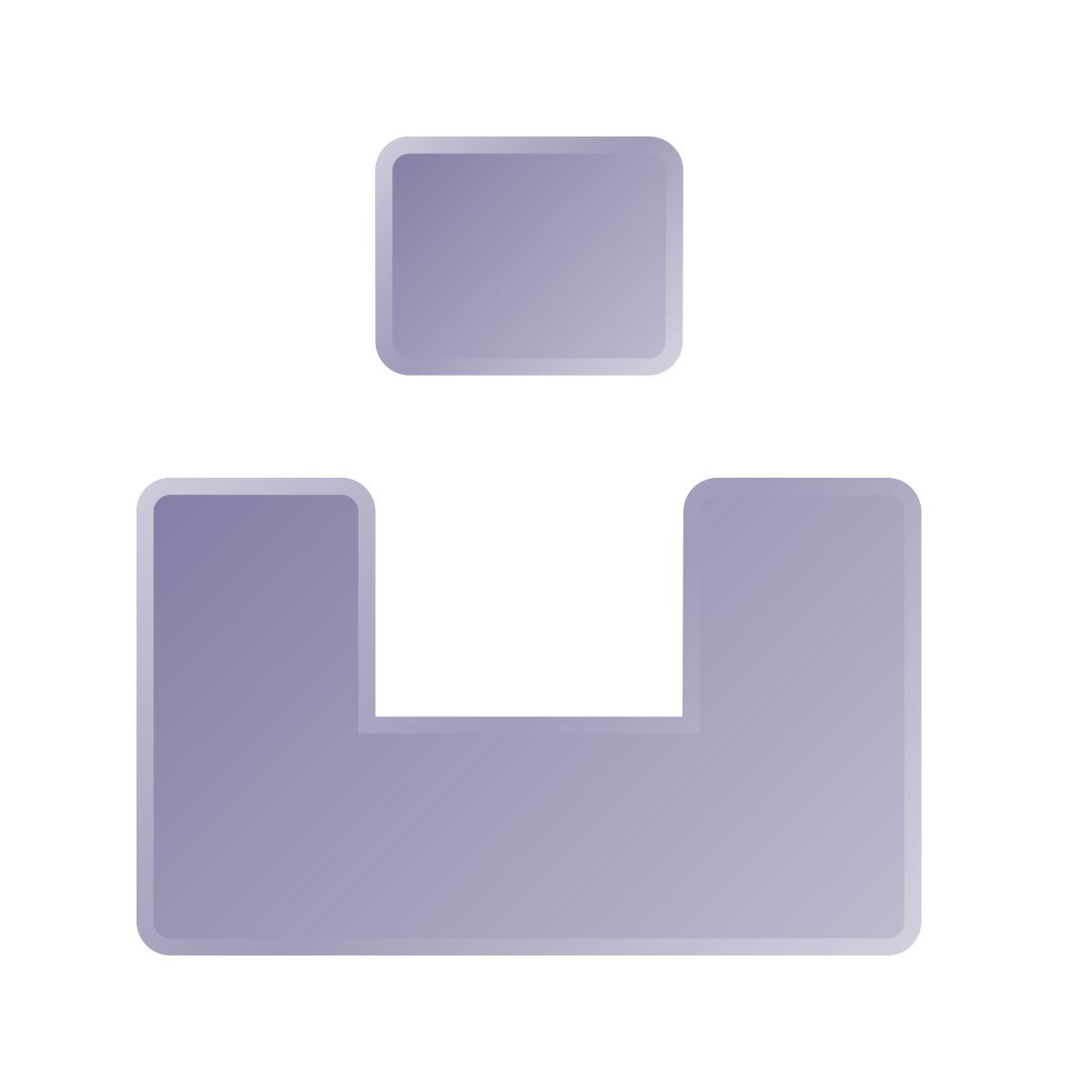 liquid glass color style unsplash icon