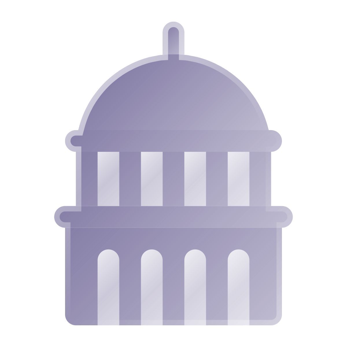 liquid glass color style us kapitol icon