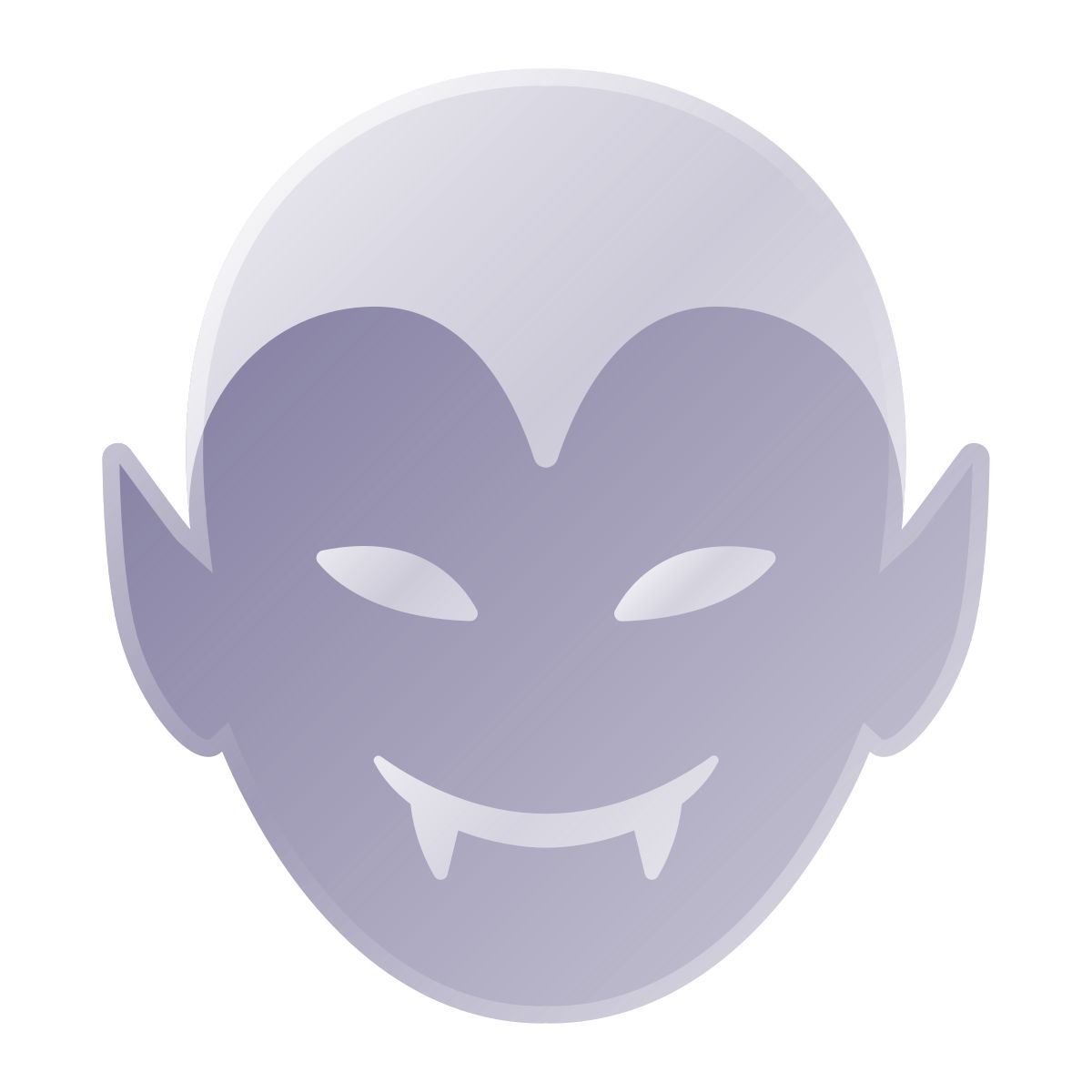 liquid glass color style vampire icon