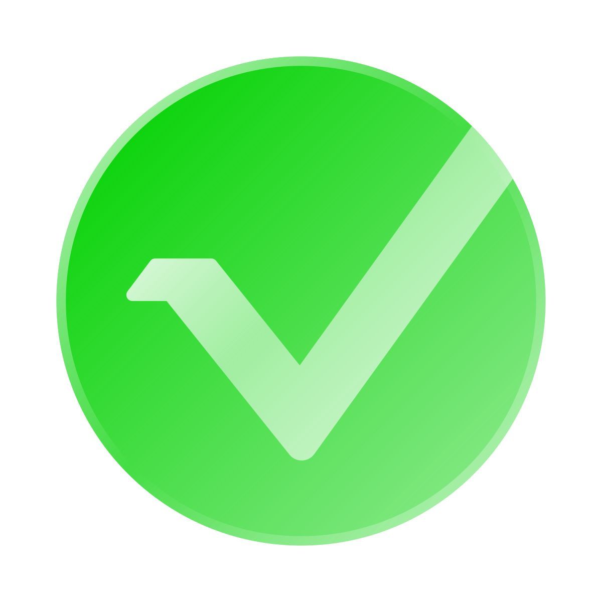 liquid glass color style vertcoin icon
