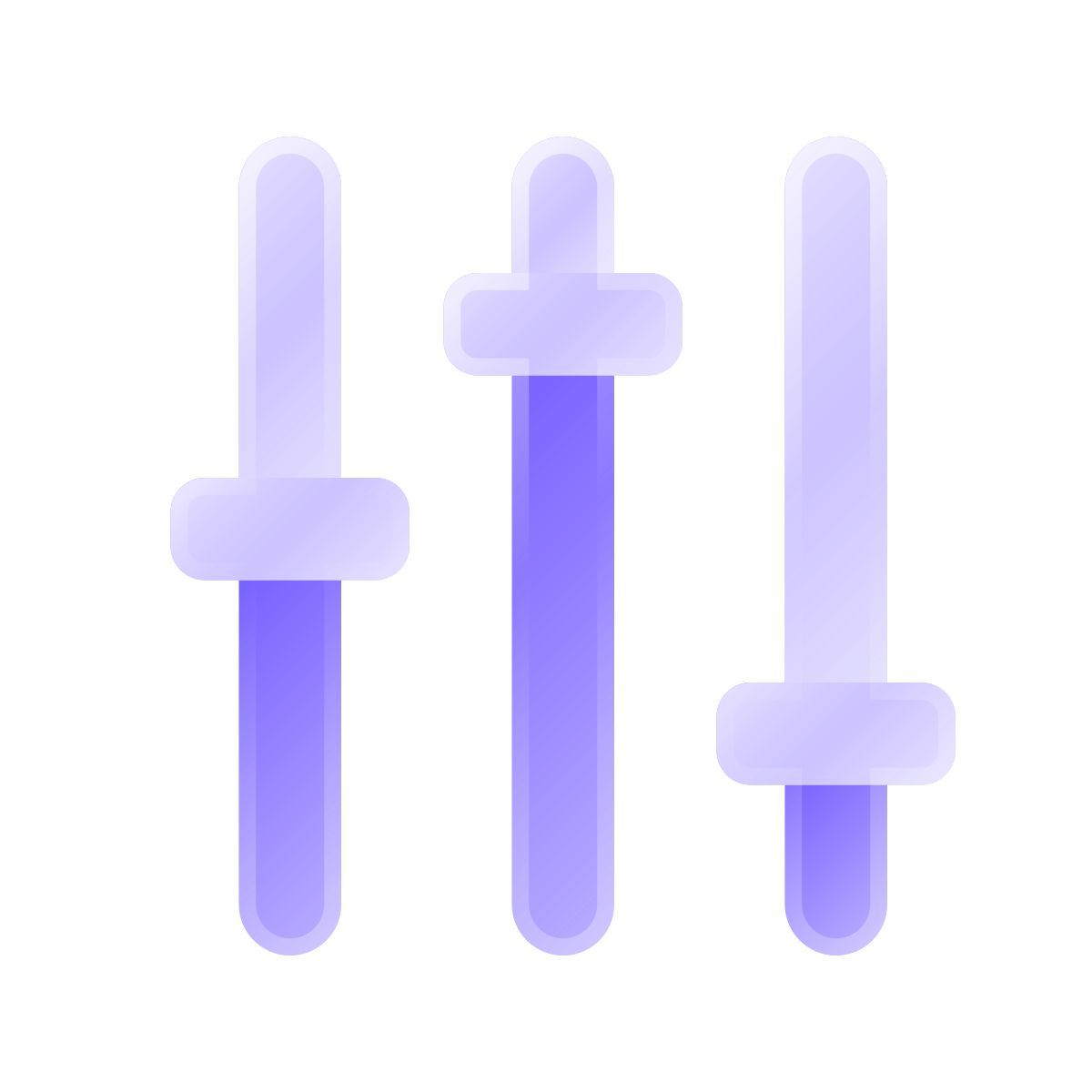 liquid glass color style adjust icon