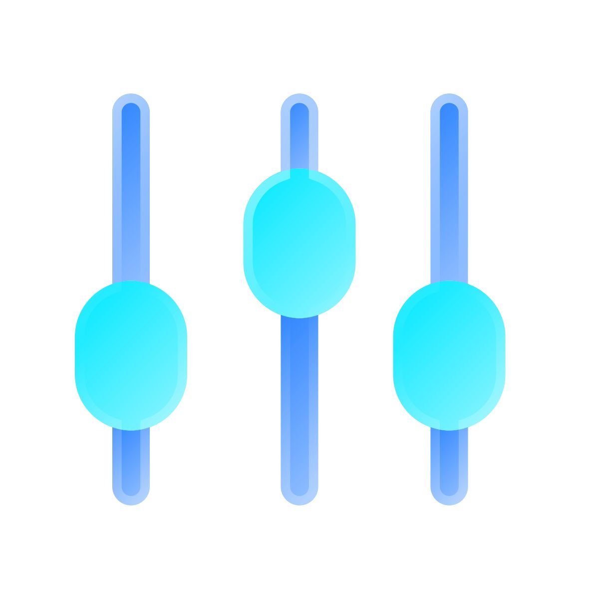 liquid glass color style 垂直时间线 icon